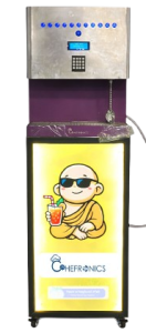 Cocktail Vending Machine with Programming Buttons, Soda Chiller and Automated Dispensing System