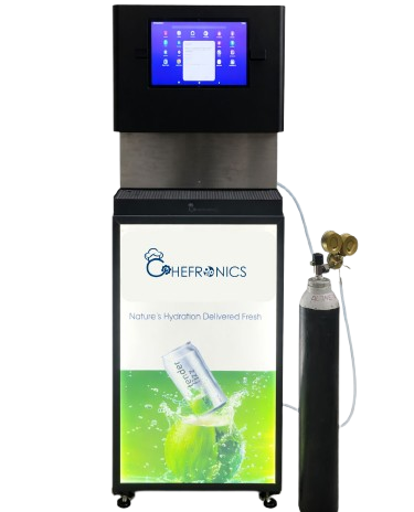 Mocktail Vending Machine IoT Enabled with Touchscreen, Cloud Server Monitoring, Database Updates and Soda Chiller