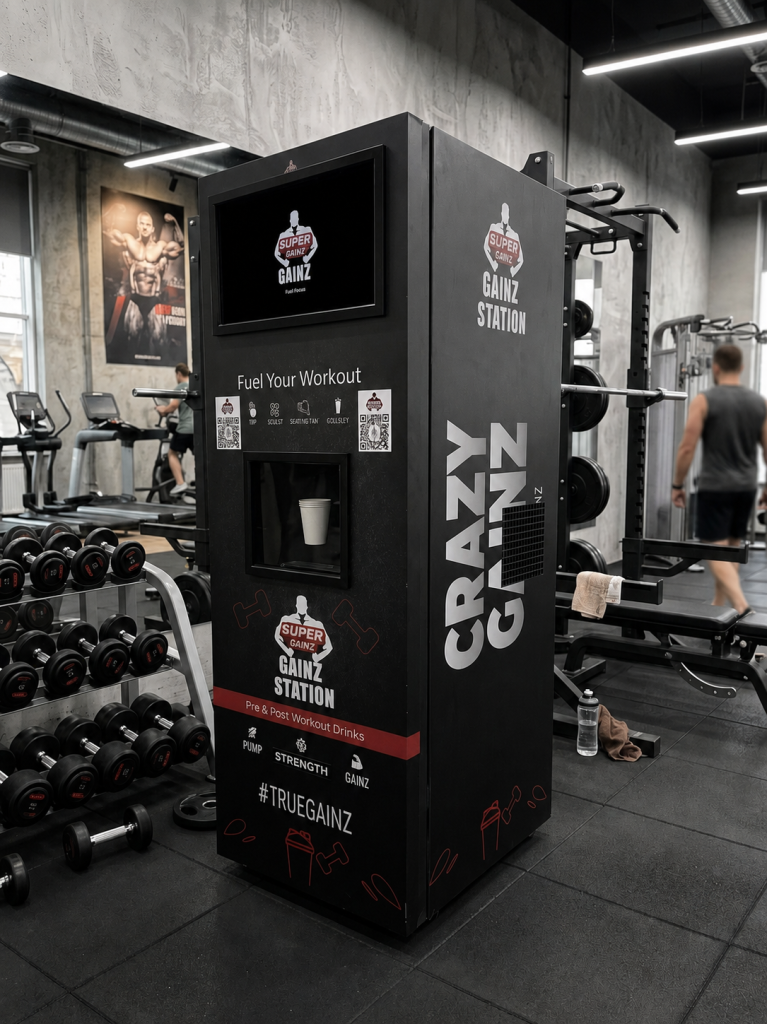 Vending Machine for Protein Shake – India Fitness Centers.